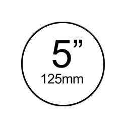 5" (125mm) Single Wall Flue Pipe