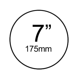 7" (175mm) Single Wall Flue Pipe
